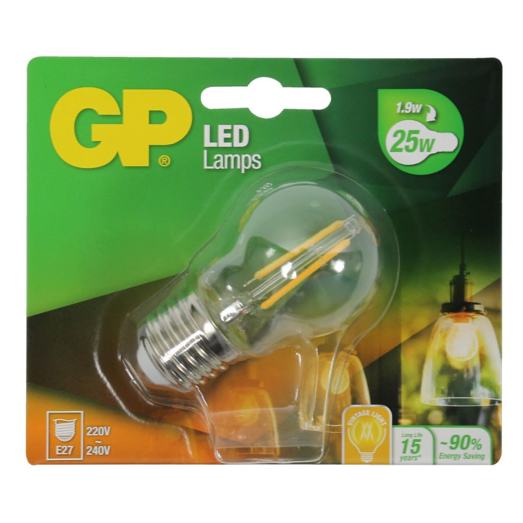 `Gp - Led Lamp Filament Mini Globe, E27, 2W (25W), 250Lm`