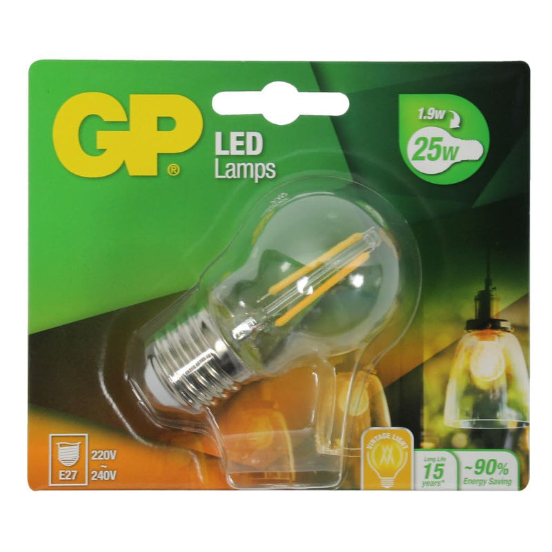`Gp - Led Lamp Filament Mini Globe, E27, 2W (25W), 250Lm`