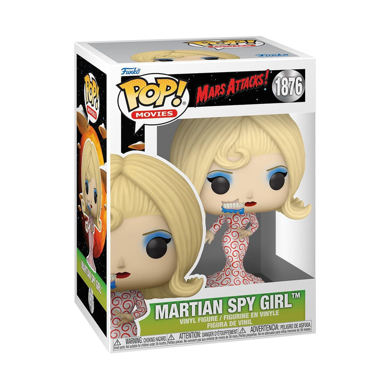 Funko POP! Movies: Mars Attacks - Alien Woman - Mars Attacks Film - Collectable Vinyl Figure - Gift Idea - Official Merchandise - Toys for Kids & Adults - Movies Fans - Model Figure for Collectors