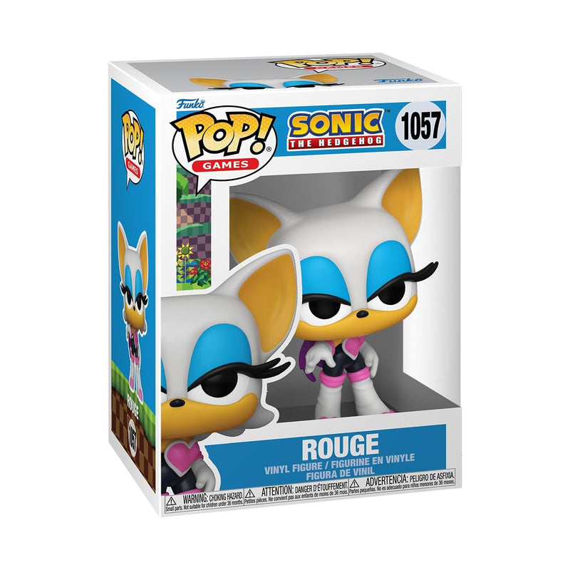 Funko POP! Games: Sonic - Rogue the Bat - Rouge - Sonic the Hedgehog - Collectable Vinyl Figure - Gift Idea - Official Merchandise - Toys for Kids & Adults - Video Games Fans