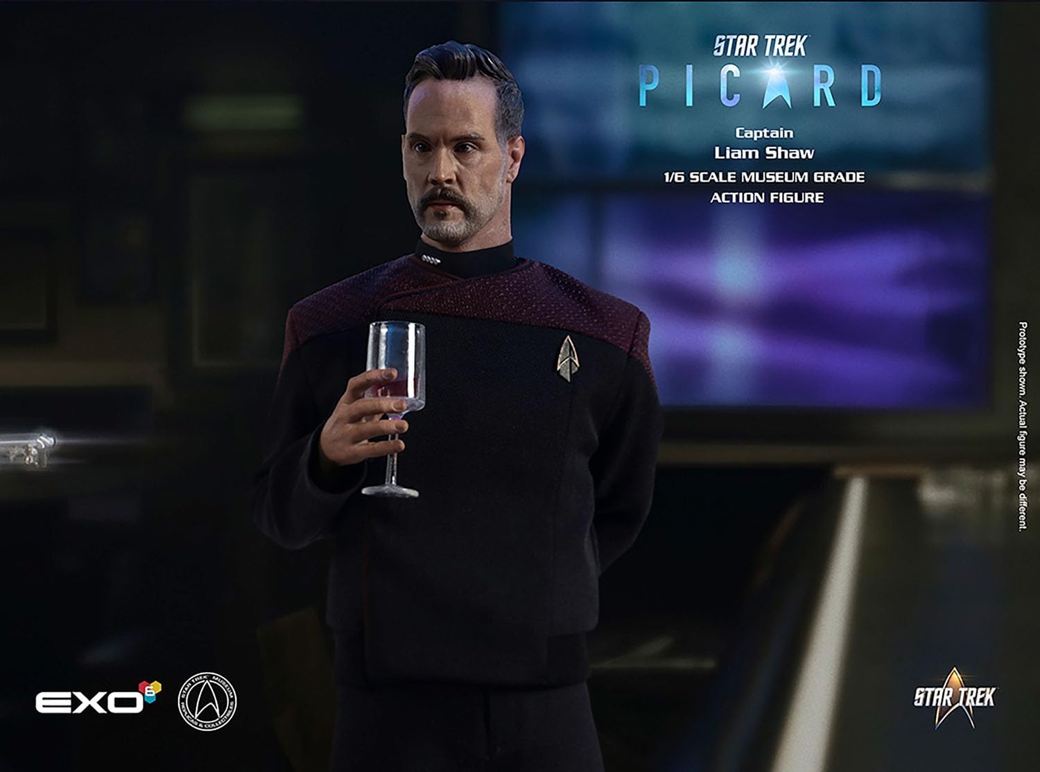 Star Trek: Picard Action Figure 1/6 Captain Liam Shaw 30 Cm