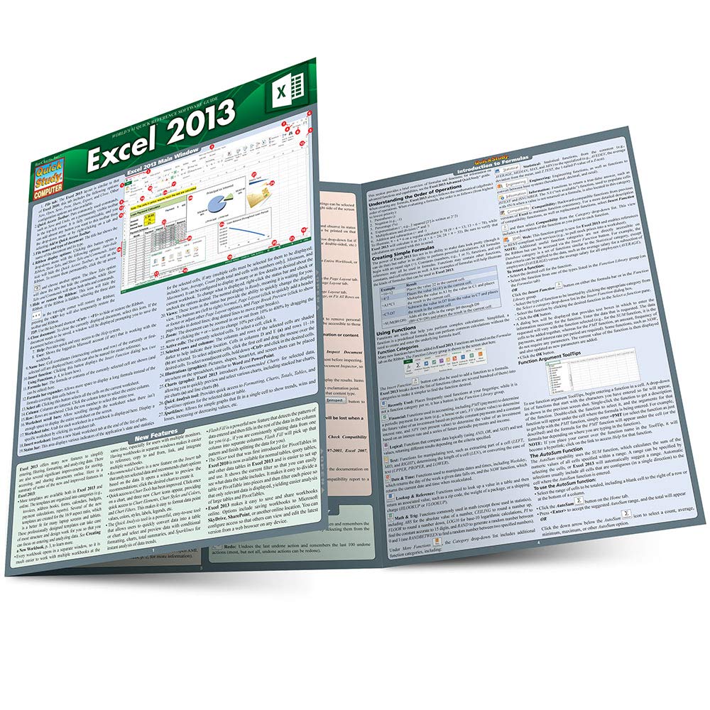 Excel 2013 (Quick Study Computer)