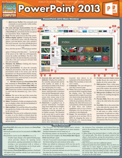 Powerpoint 2013 (Quick Study Computer)