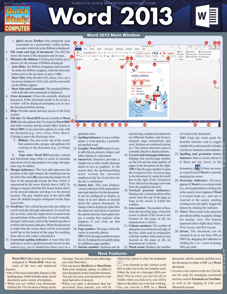 Word 2013 (Quick Study Computer)