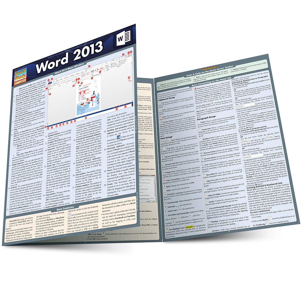 Word 2013 (Quick Study Computer)
