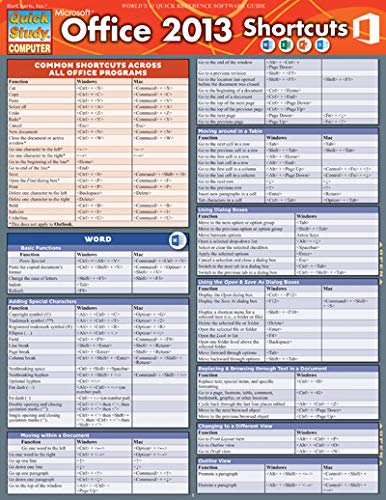 Microsoft Office 2013 (Quick Study Computer)
