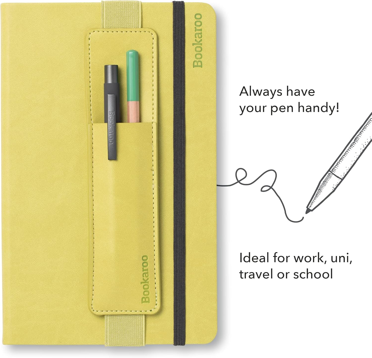 IF Bookaroo Pen Pouch - Lime