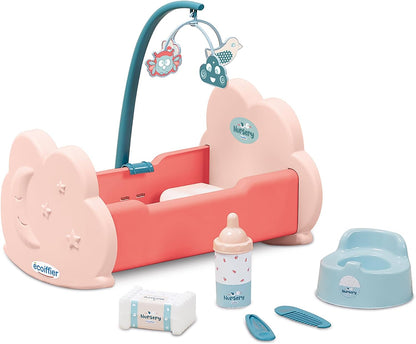 Ecoiffier - Ecoiffier Poppenwieg met Accessoires 6dlg.