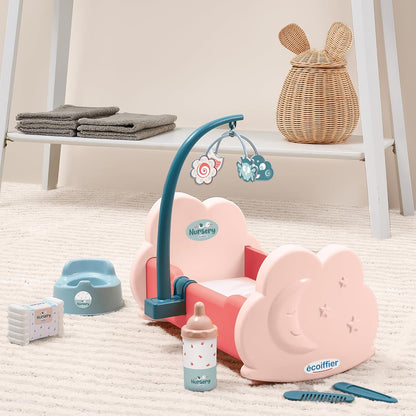 Ecoiffier - Ecoiffier Poppenwieg met Accessoires 6dlg.
