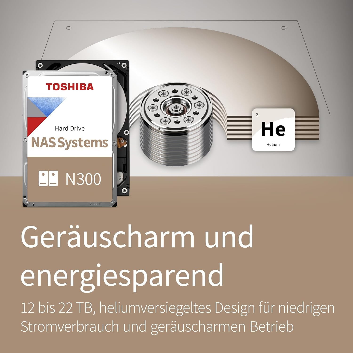 Toshiba N300 4TB Internal NAS Hard Drive, 3.5’’ SATA HDD, 7200 RPM, 24/7 Operation, Supports 1-8 bay systems, 128MB Cache, 180TB/Year workload, 3yr Warranty (MN10ADA400ES).