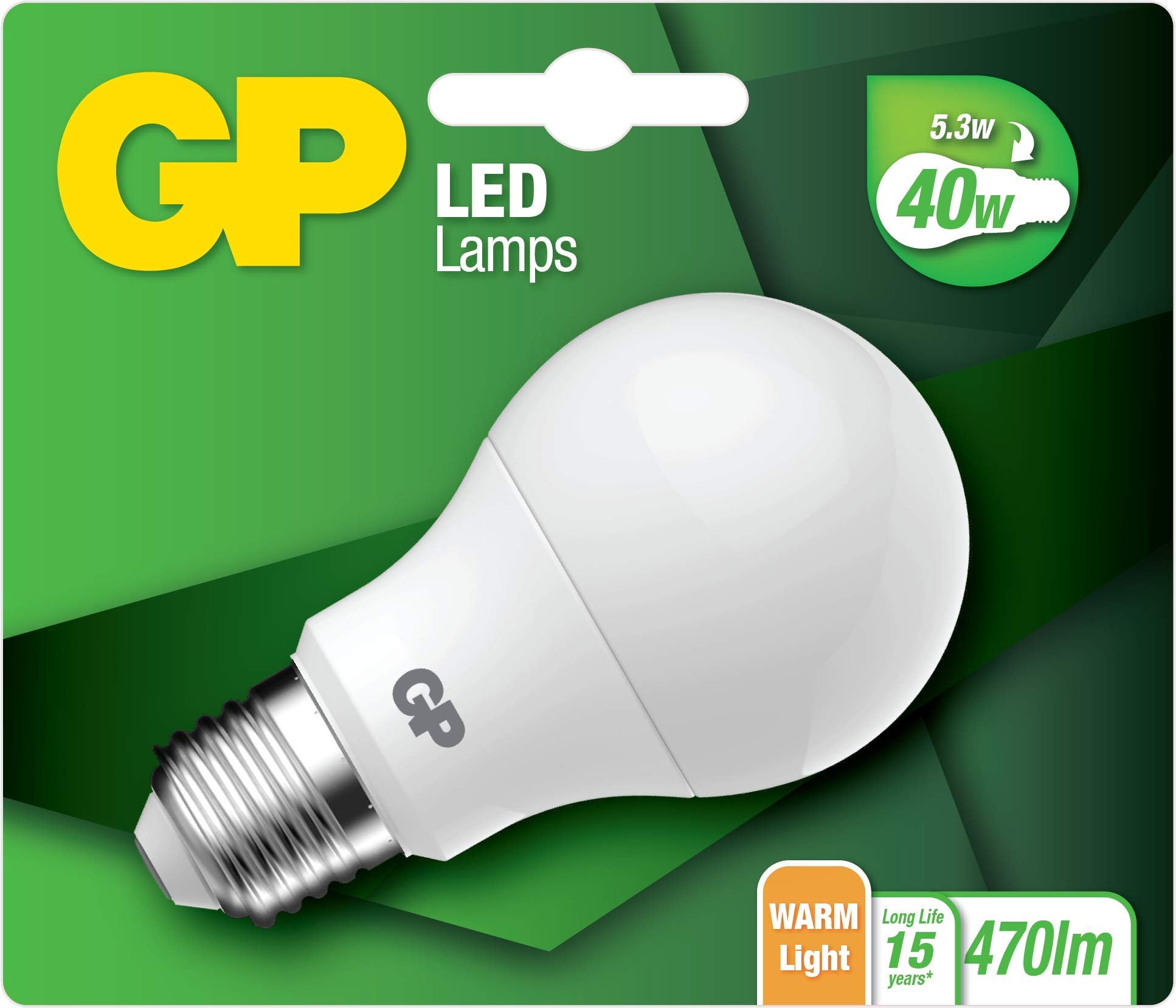 `Gp - Led Lamp Classic, E27, 6W (40W), 470Lm`