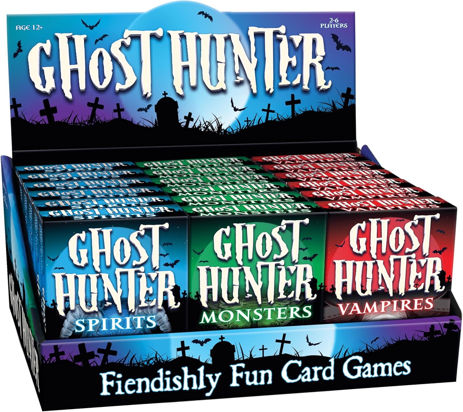 Cheatwell Games Ghost Hunter Spirits Card Game - Ghost Hunter Expandable Card Game Spirits, Designed For 2-6 players, ages 12+