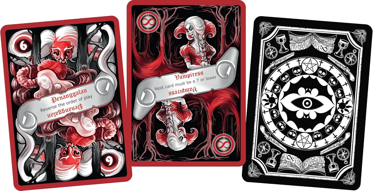 Cheatwell Games Ghost Hunter Vampires Card Game - Ghost Hunter Expandable Card Game Vampires, Designed For 2-6 players, ages 12+