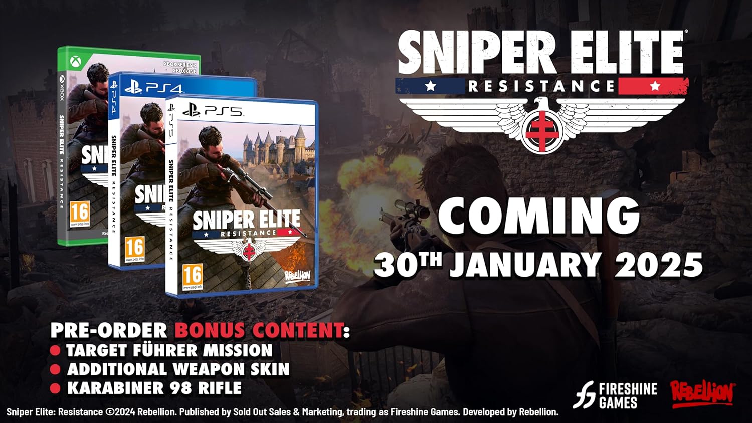 Sniper Elite: Resistance - PlayStation 5