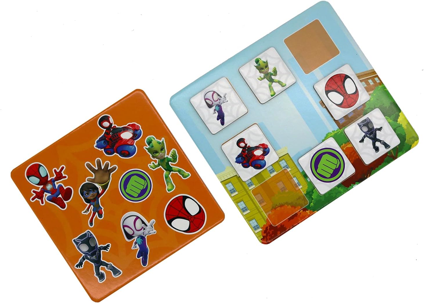 Spidey and his Amazing Friends Seek, Find Spidey, Friends and Villains in this Fun Hide & Seek Game for Marvel Fans, Great Gift, 2-4 Players, Ages 3+ Years