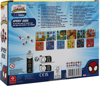 Spidey and his Amazing Friends Seek, Find Spidey, Friends and Villains in this Fun Hide & Seek Game for Marvel Fans, Great Gift, 2-4 Players, Ages 3+ Years