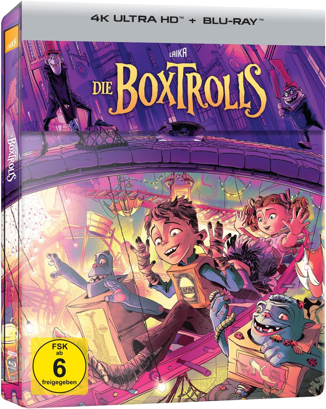 Die Boxtrolls - Steelbook (4K Ultra HD)