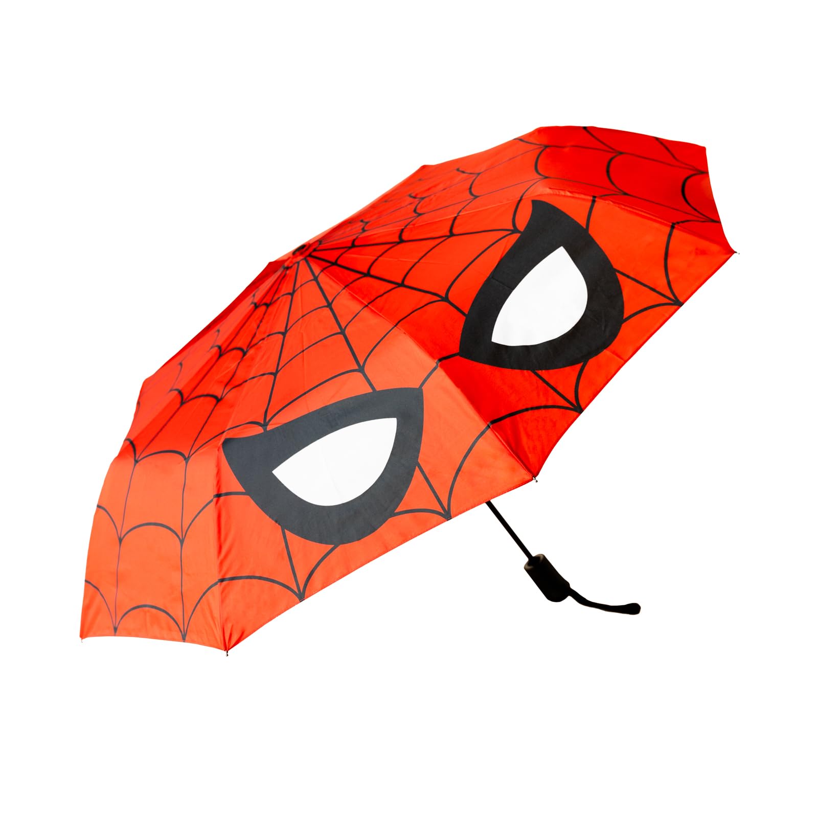 Ombrello Pieghevole Spiderman | Mini ombrello piccolo ideale per bambina/bambino | Ombrello infantile compatto | Regalo per bambino di 10 anni | Regali Supereroi Marvel
