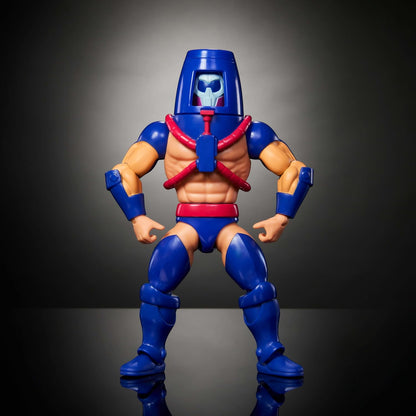 Masters of the Universe Origins Action Figure Cartoon Collection Man-E-Faces 5.5-inch 1980s TV Heroic Warrior, Changeable Face, Mini-Comic, JBM80