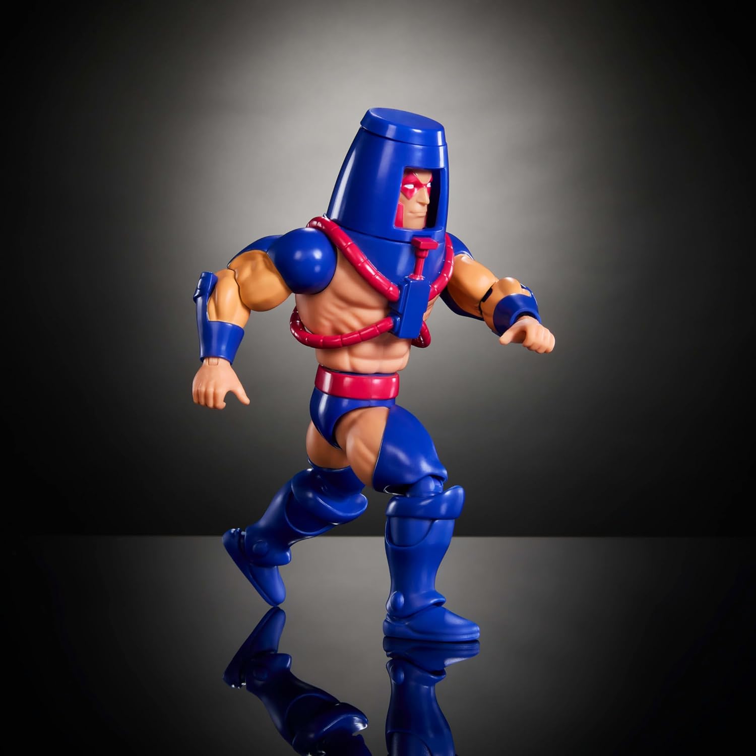 Masters of the Universe Origins Action Figure Cartoon Collection Man-E-Faces 5.5-inch 1980s TV Heroic Warrior, Changeable Face, Mini-Comic, JBM80