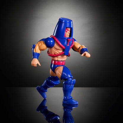 Masters of the Universe Origins Action Figure Cartoon Collection Man-E-Faces 5.5-inch 1980s TV Heroic Warrior, Changeable Face, Mini-Comic, JBM80