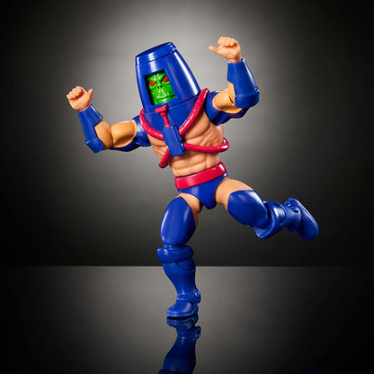 Masters of the Universe Origins Action Figure Cartoon Collection Man-E-Faces 5.5-inch 1980s TV Heroic Warrior, Changeable Face, Mini-Comic, JBM80