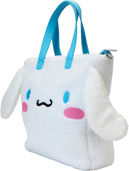 Loungefly Sanrio Cinnamoroll Sherpa Tote Bag with Coin Bag