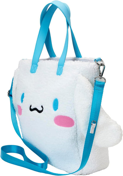 Loungefly Sanrio Cinnamoroll Sherpa Tote Bag with Coin Bag