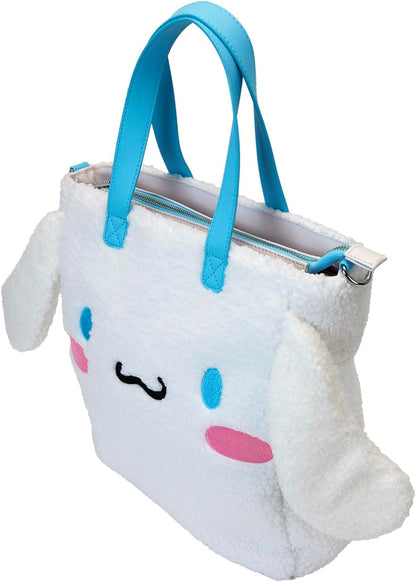 Loungefly Sanrio Cinnamoroll Sherpa Tote Bag with Coin Bag