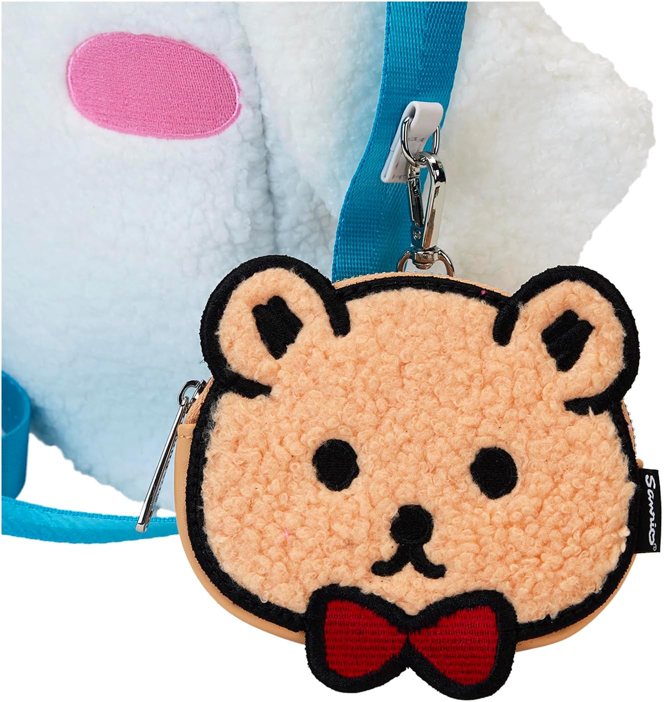 Loungefly Sanrio Cinnamoroll Sherpa Tote Bag with Coin Bag