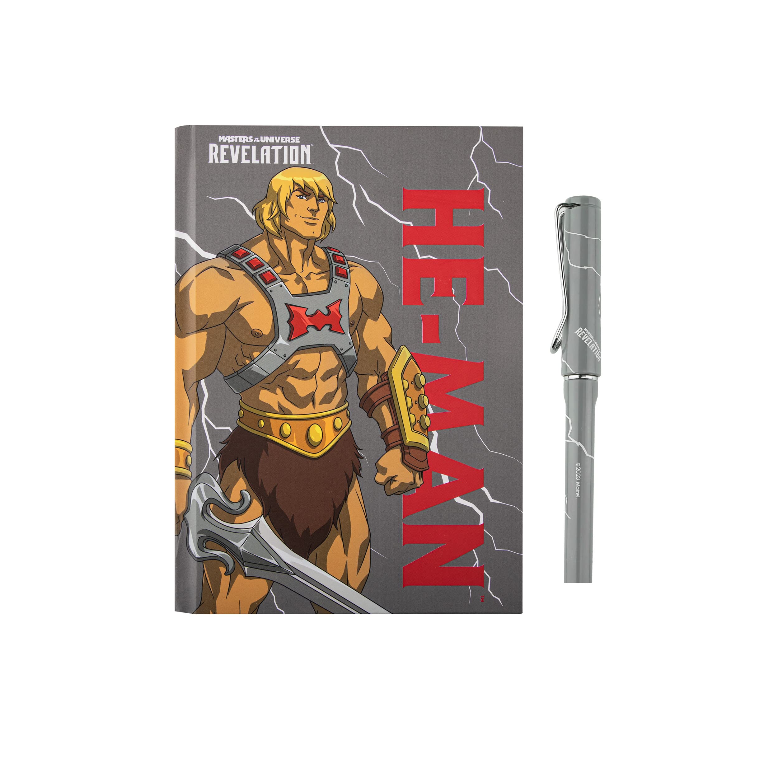 Masters Of The Universe - Revelation: He-Man Thunder Deluxe Notebook Set (Notebook + Pen)