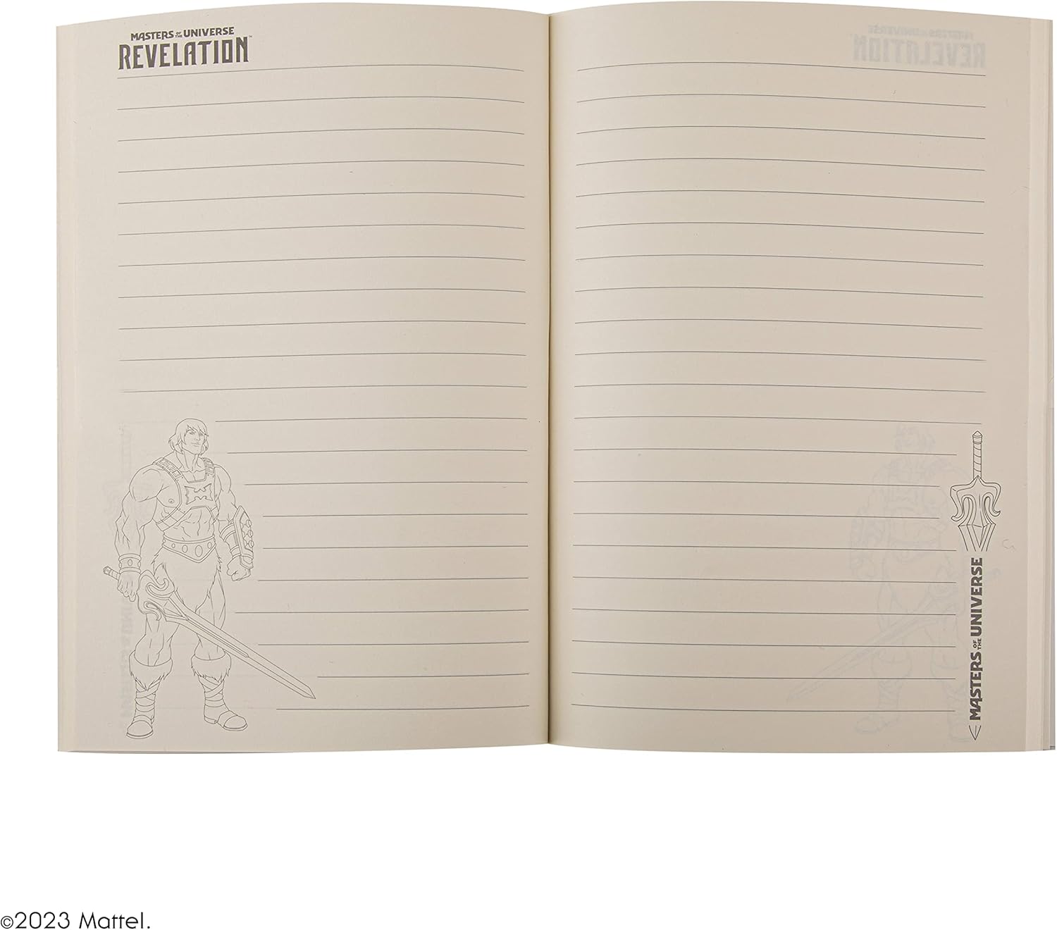 Masters Of The Universe - Revelation: He-Man Thunder Deluxe Notebook Set (Notebook + Pen)