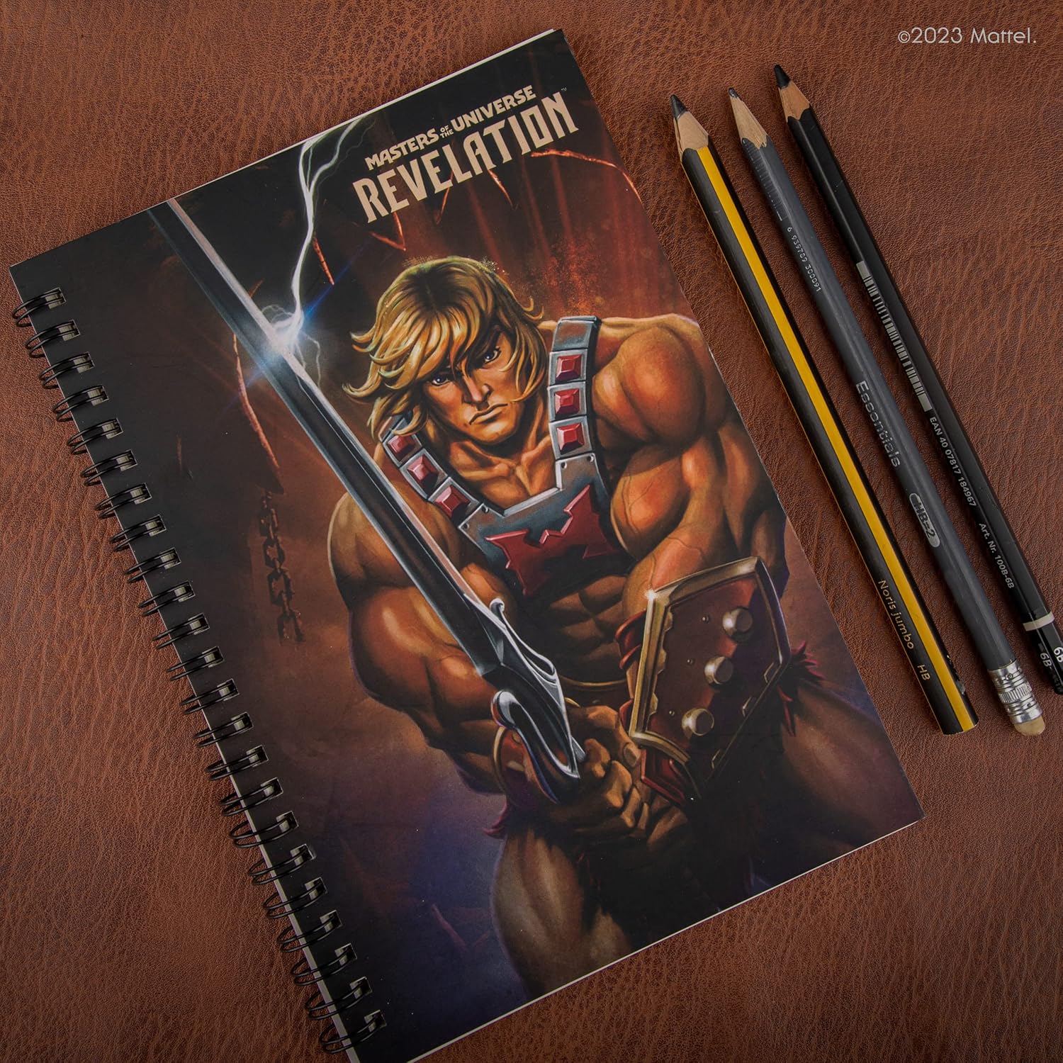 Cinereplicas MOTU - He-Man Spiralnotizbuch 120p 14.5 * 21cm - Offizielle Lizenz