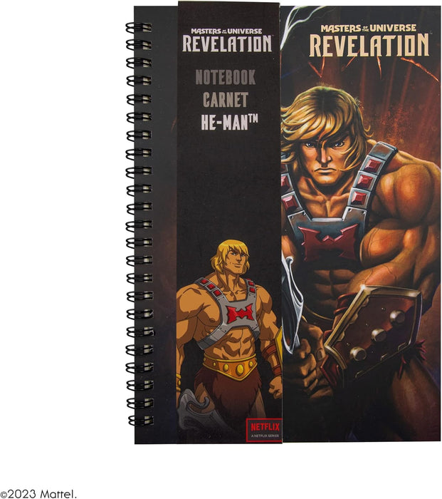 Cinereplicas MOTU - He-Man Spiralnotizbuch 120p 14.5 * 21cm - Offizielle Lizenz