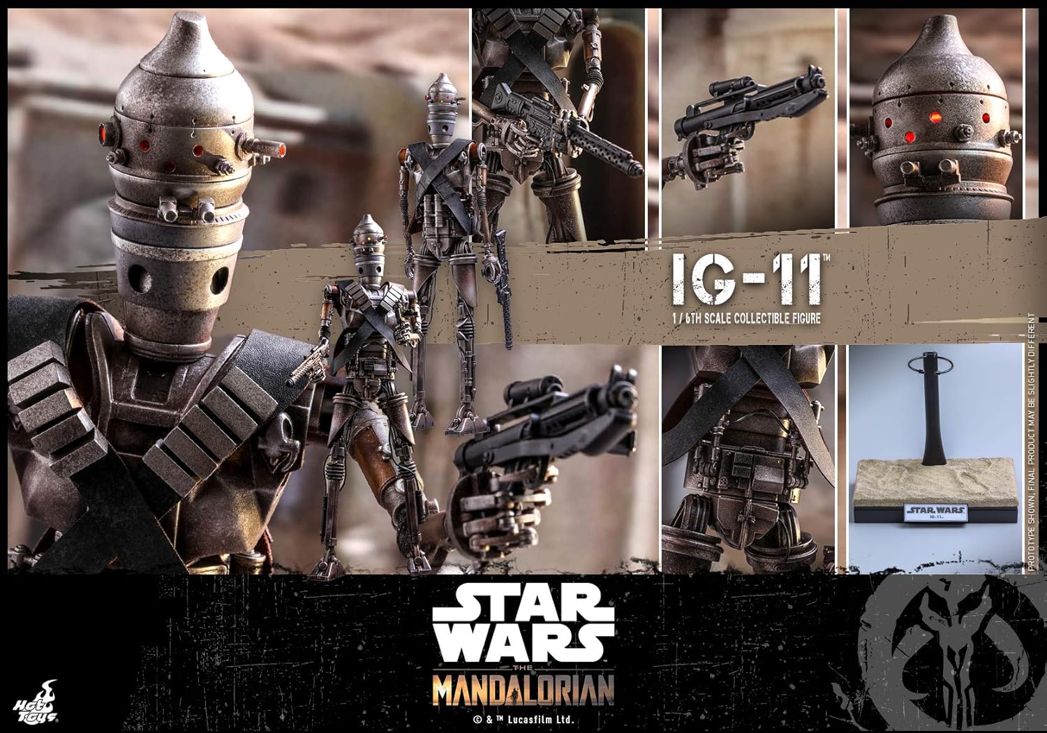 Star Wars The Mandalorian Television Masterpiece Actionfigur 1/6 IG-11