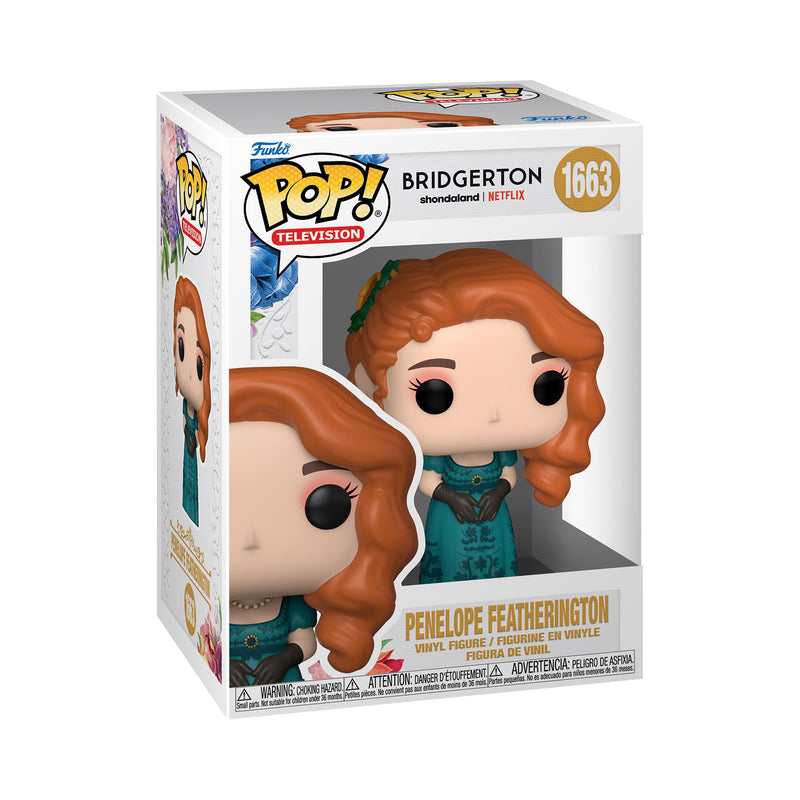 Funko POP TV: Bridgerton - Penelope. CHASE!! This POP! figure comes with a 1 in 6 chance of receiving the special addition RARE chase version