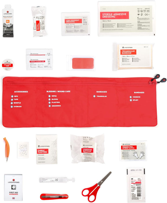 Lifesystems Bike First Aid Kit, CE Certified Contents, Specifically Designed for Cycling and Mountain Biking