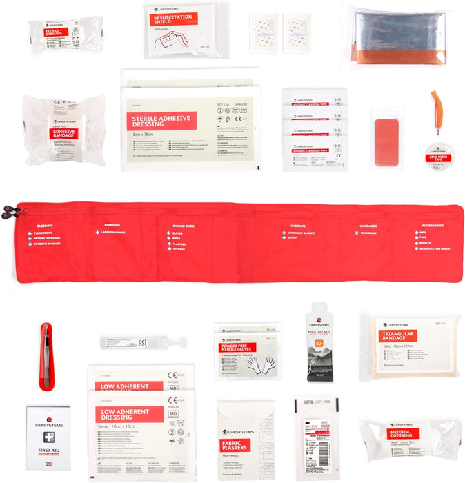 Lifesystems Bike First Aid Kit, CE Certified Contents, Specifically Designed for Cycling and Mountain Biking