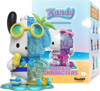 Mighty Jaxx Sanrio Kandy x Sanrio Sea Breeze Summer Edition | Sealed Tray of 6 - Contains No Duplicates | Blind Box Collectible Figurines