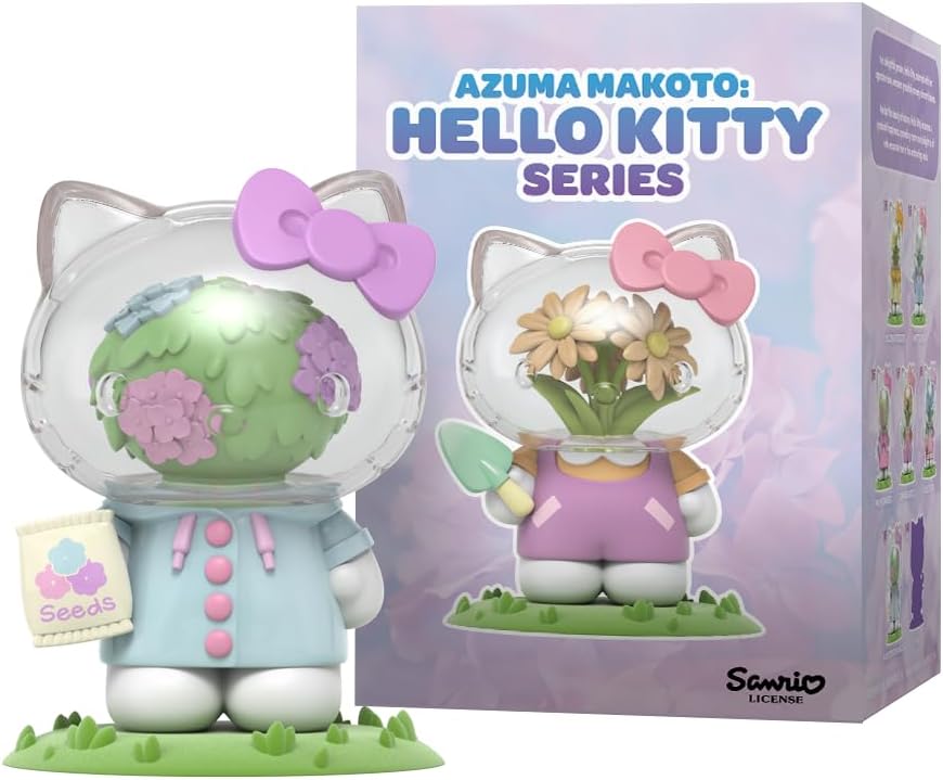 Mighty Jaxx Azuma Makoto x Sanrio: Hello Kitty Series | Sealed Tray of 6 - Contains No Duplicates | Blind Box Toy Collectible Figurines