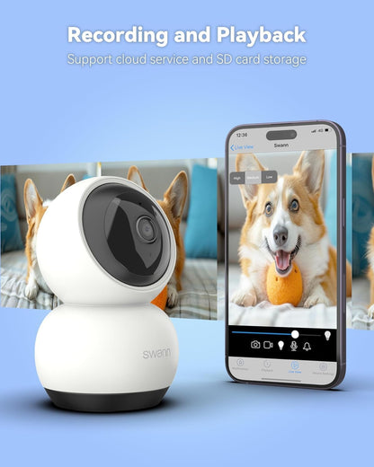 EUK-Swann EVO2K Indr Pan Tilt Wi-Fi Cam