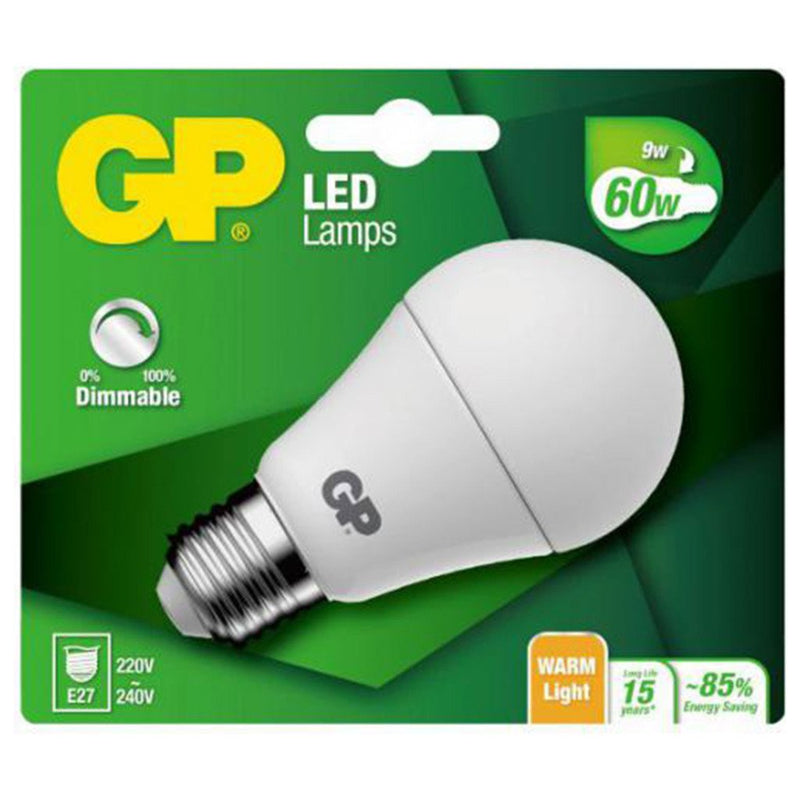 `Gp - Led Lamp Classic, E27, Dim, 9W (60W), 806Lm`