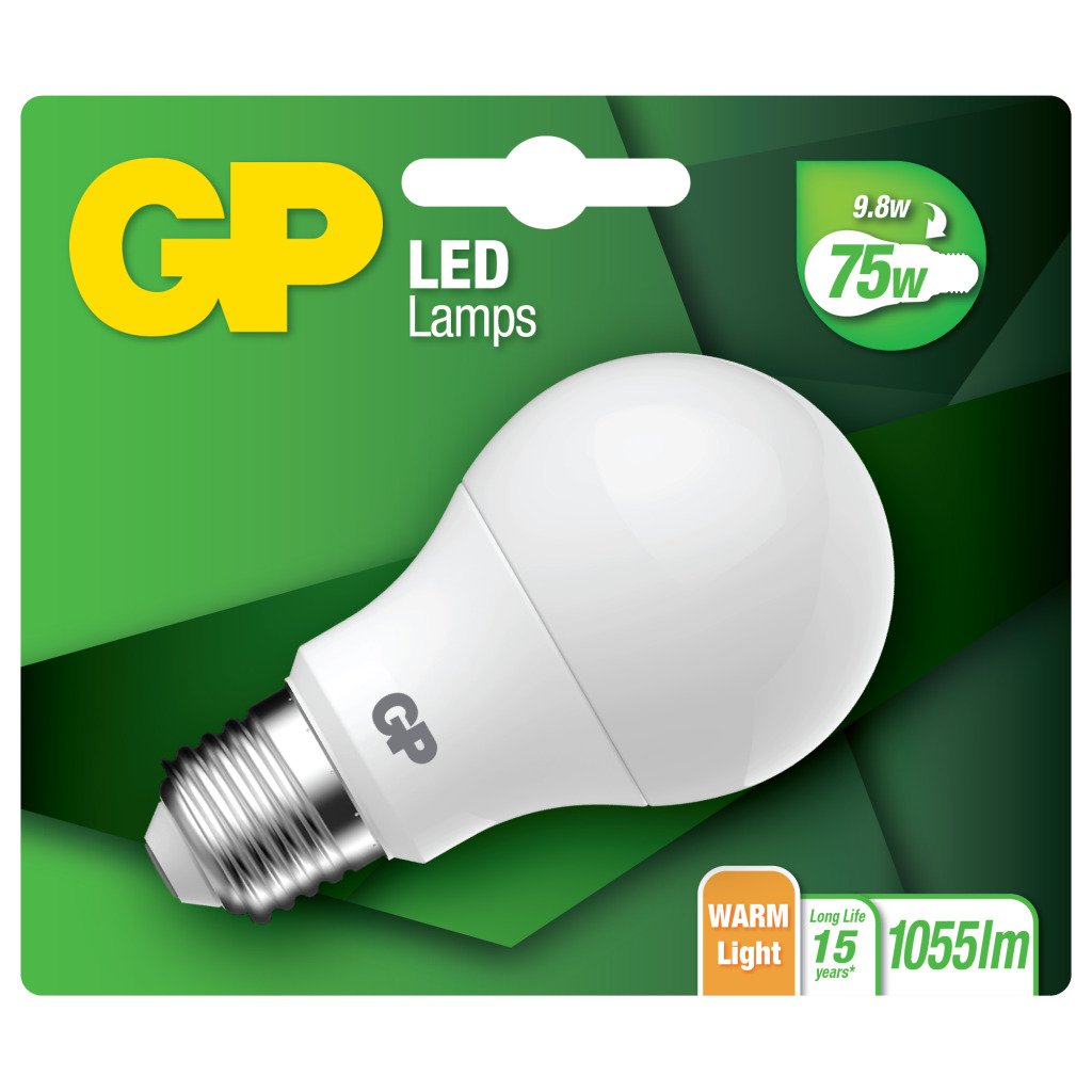 `Gp - Led Lamp Classic, E27, 12W (75W), 1055Lm`