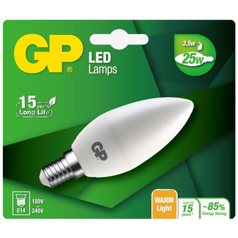 `Gp - Led Lamp Mini Candle, E14, 3.5W (25W), 250Lm`