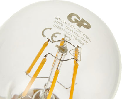 `Gp - Led Lamp Classic Filament, E27, 6W (60W), 806Lm`