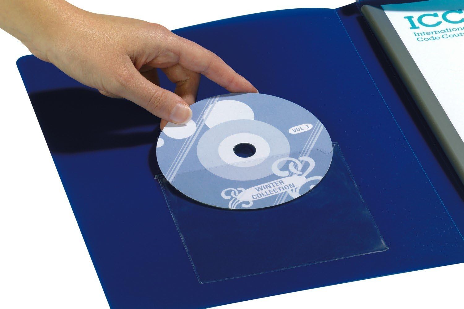 Durable Pocketfix Self Adhesive CD/DVD Pocket - Transparent, Pack of 100
