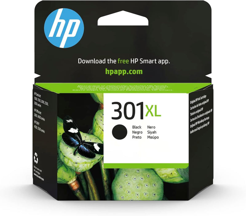 HP 301XL High Yield Ink Cartridge CH563EE Black