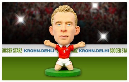 SoccerStarz SOC039 Denmark Mini Football Figurine, Multicolor
