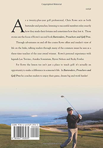 Bartenders, Preachers and Golf Pros