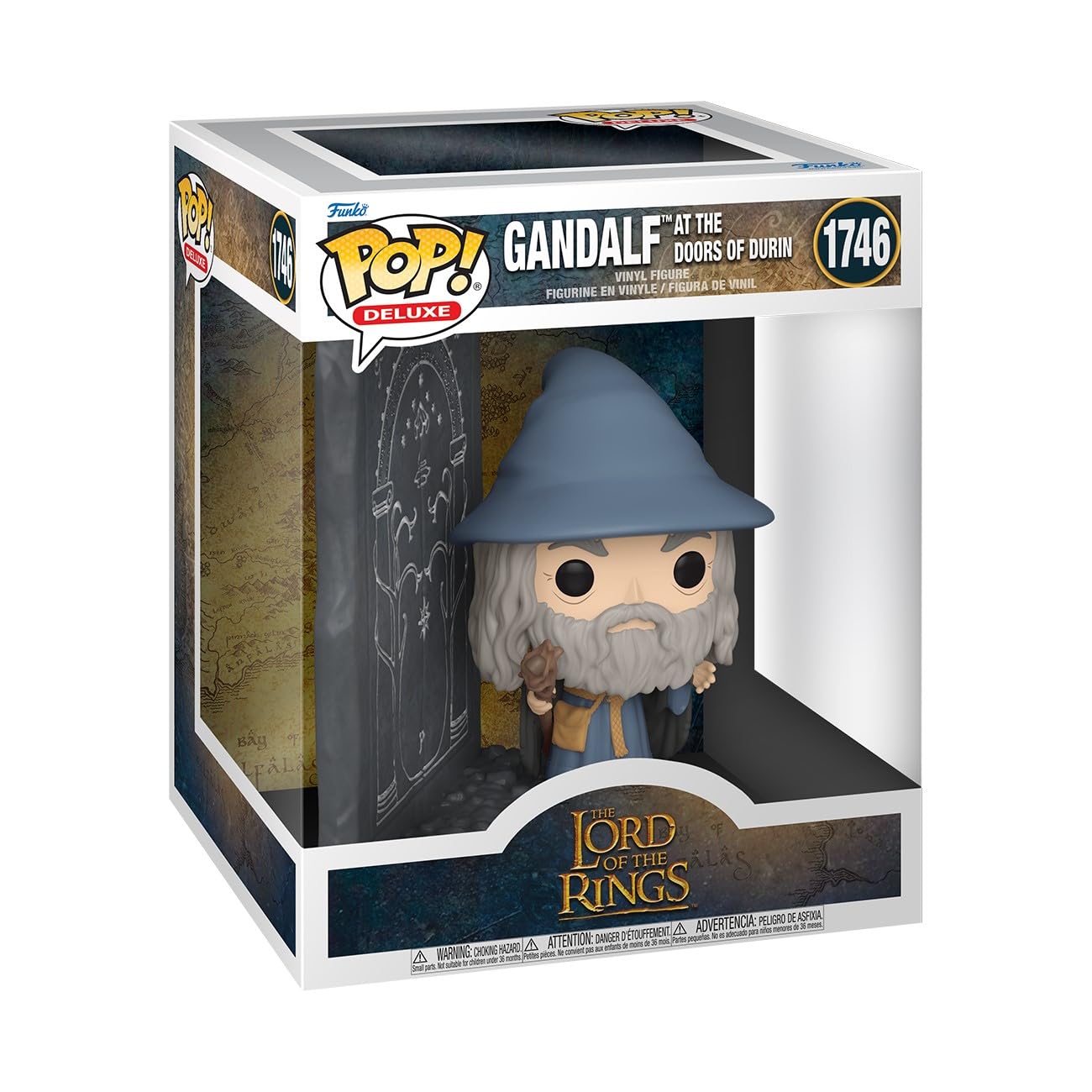 Funko Pop Deluxe : Lord of The Rings S8 - Gandalf - Figurine en Vinyle à Collectionner - Idée Cadeau - Marchandise Officielle - Jouets pour Enfants et Adultes - Fans de cinéma